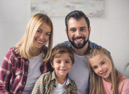 smiling family